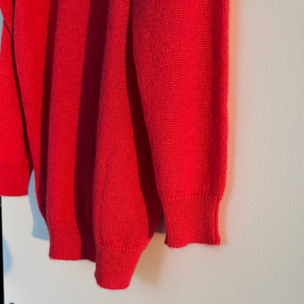 MaxMara Vibrant Red Crewneck Sweater - Picture 8 of 10